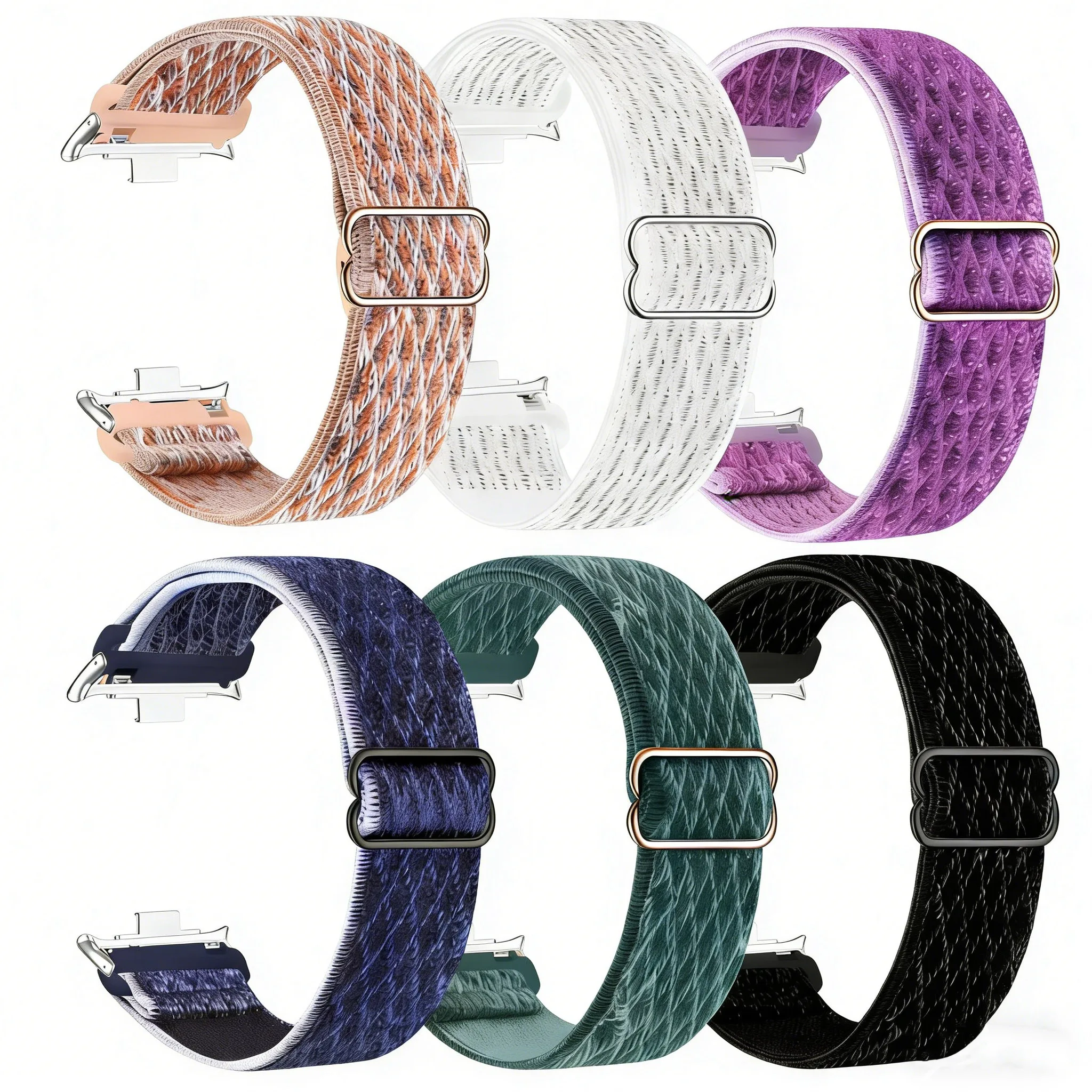 Фото Ремешок для Xiaomi Mi Band 8 9 Pro, сменный, эластичный, нейлоновый, плетеный, для женщин и мужчин, для Redmi Watch 4 5 6, браслет №1
