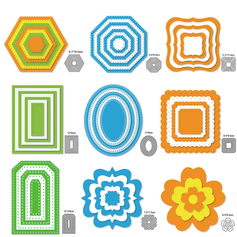 

Base Border Background 2022 New Metal Cutting Dies Cut Die Mold Decoration Scrapbook Dies Knife Mould Blade Punch Stencils Dies