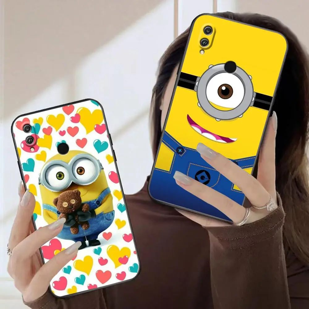 

Funda Capa Phone Case for Honor 8X 9X Play 9A 20 21i 30i 50 60 X8 Nova 8i 9 SE Y60 Magic4 Pro Lite Case Coque Happy Minions Me