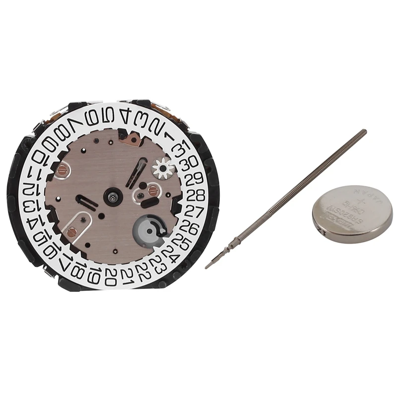 

Кварцевый механизм, высокая точность, хронограф, аксессуары для наручных часов VR32A, кварцевый механизм, запчасти для ремонта