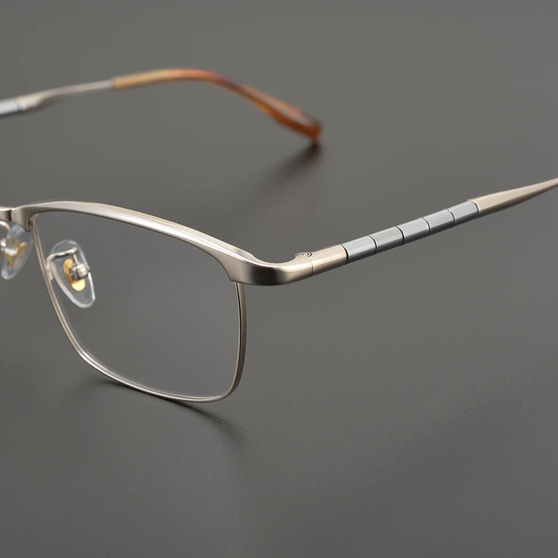 Японские сверхлегкие очки ручной работы из чистого титана оправа для мужчин