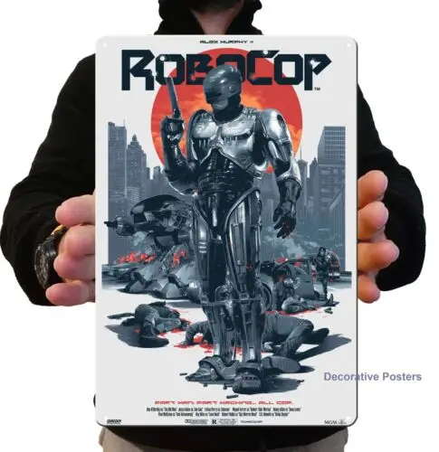 Металлический постер фильма Робкоп Scifi Cinema