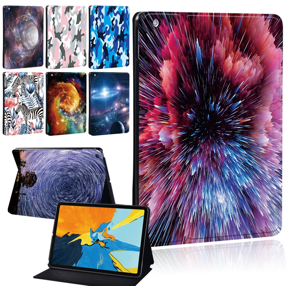

Tablet Case for Huawei MediaPad T3 8.0"/T3 10 9.6"/T5 10 10.1"M5 Lite 8 Lite 10.1"/M5 10.8" Leather Funda with Space Camouflage