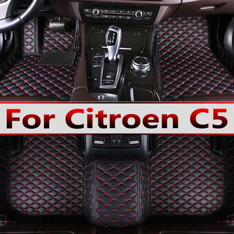 

Автомобильные коврики для Citroen C5 RD TD 2007 ~ 2015, автомобильный нескользящий кожаный коврик, прочный коврик, автомобильные коврики, детали интерьера, автомобильные аксессуары
