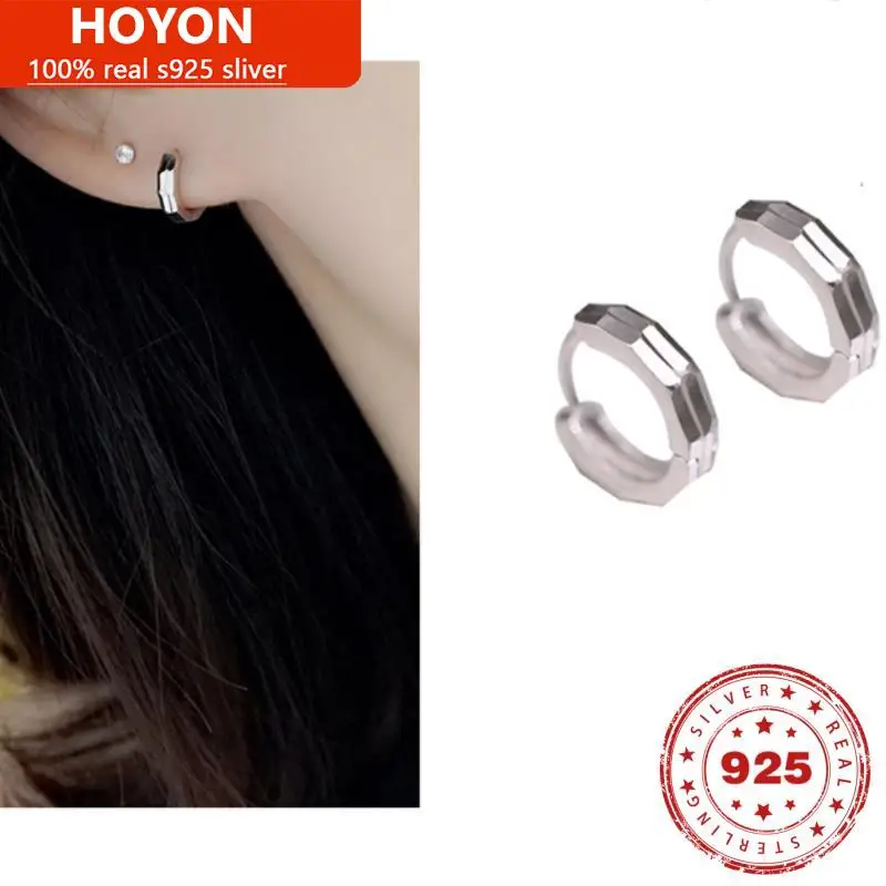 

Diamond face earrings S925 sterling silver earrings fashion temperament wild earrings simple and generous earrings women