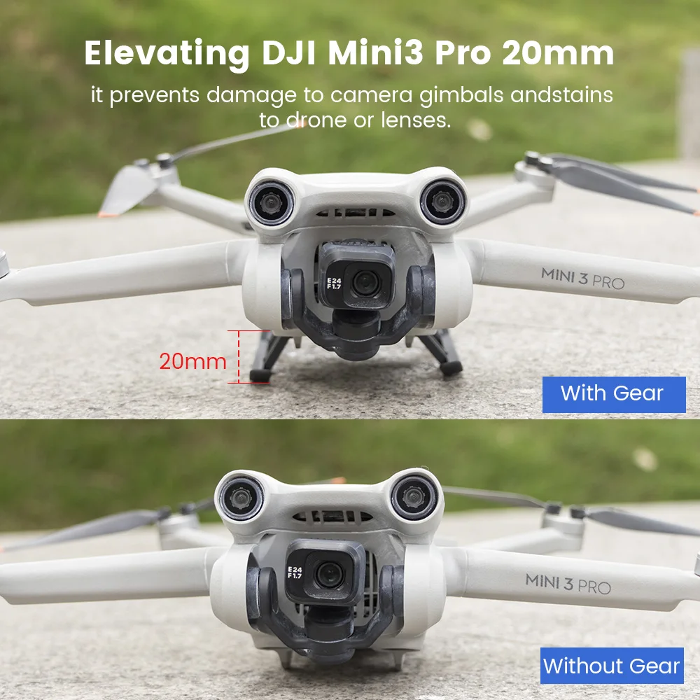 Складная посадочная Шестерня для DJI Mini 3 Pro быстросъемное раздвижное расширение
