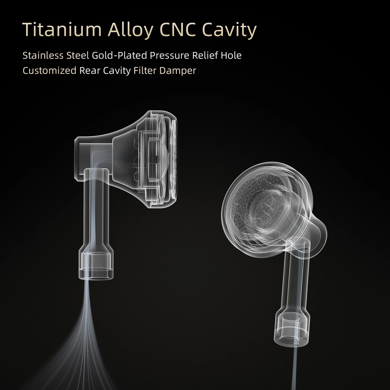Фото Флагманские наушники TimeEar NH60 из титанового сплава, наушники Nianhua, 60 Ом, IEM TEN-99 Pro, коаксиальный кабель для BTE-9 №2