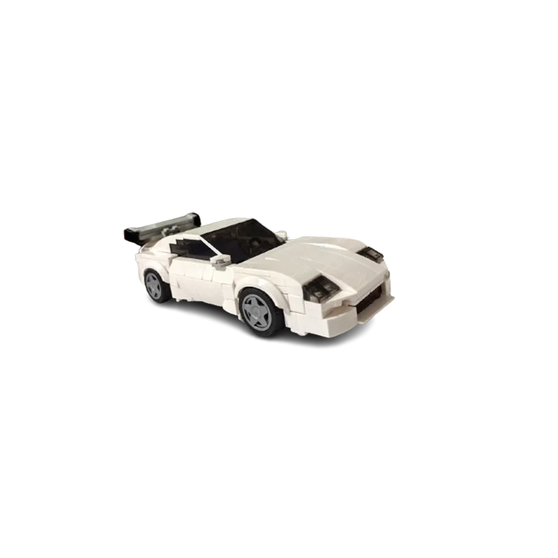 379 шт. конструктор MOC Speed чемпионы Классические гонки серия четырех цветов Сборная