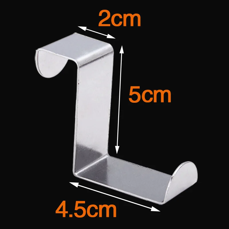 2 шт. дверные Крючки-вешалки из нержавеющей стали