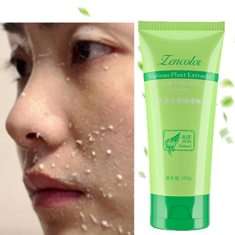 100g Exfoliating Face Scrub Peeling Gel Moisturizing Whitening Facial Cleanser Deep Exfoliator Smooth Skin Care Clean |