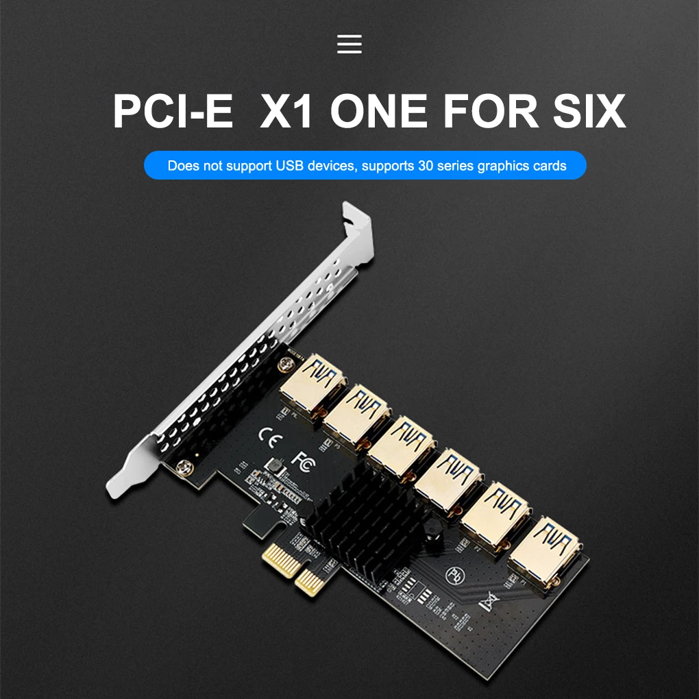 

PCI-E to USB 3.0 Extender PCI-Express Adapter Circuit Board Converter Mining Equipment Miner Tool Computer Accessory