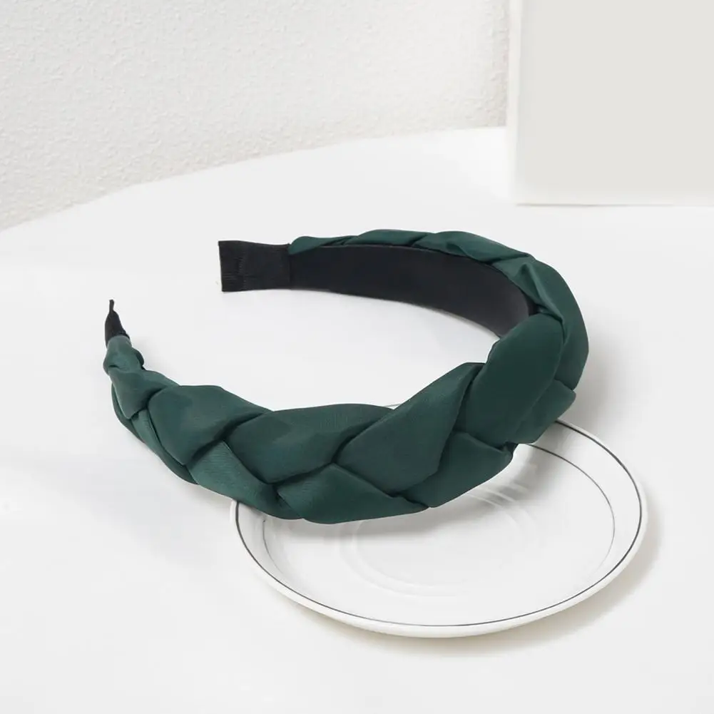 

Pretty Headband Headdress Hair Hoop Braid Stable Soft Touch Hair Hoop Decorative