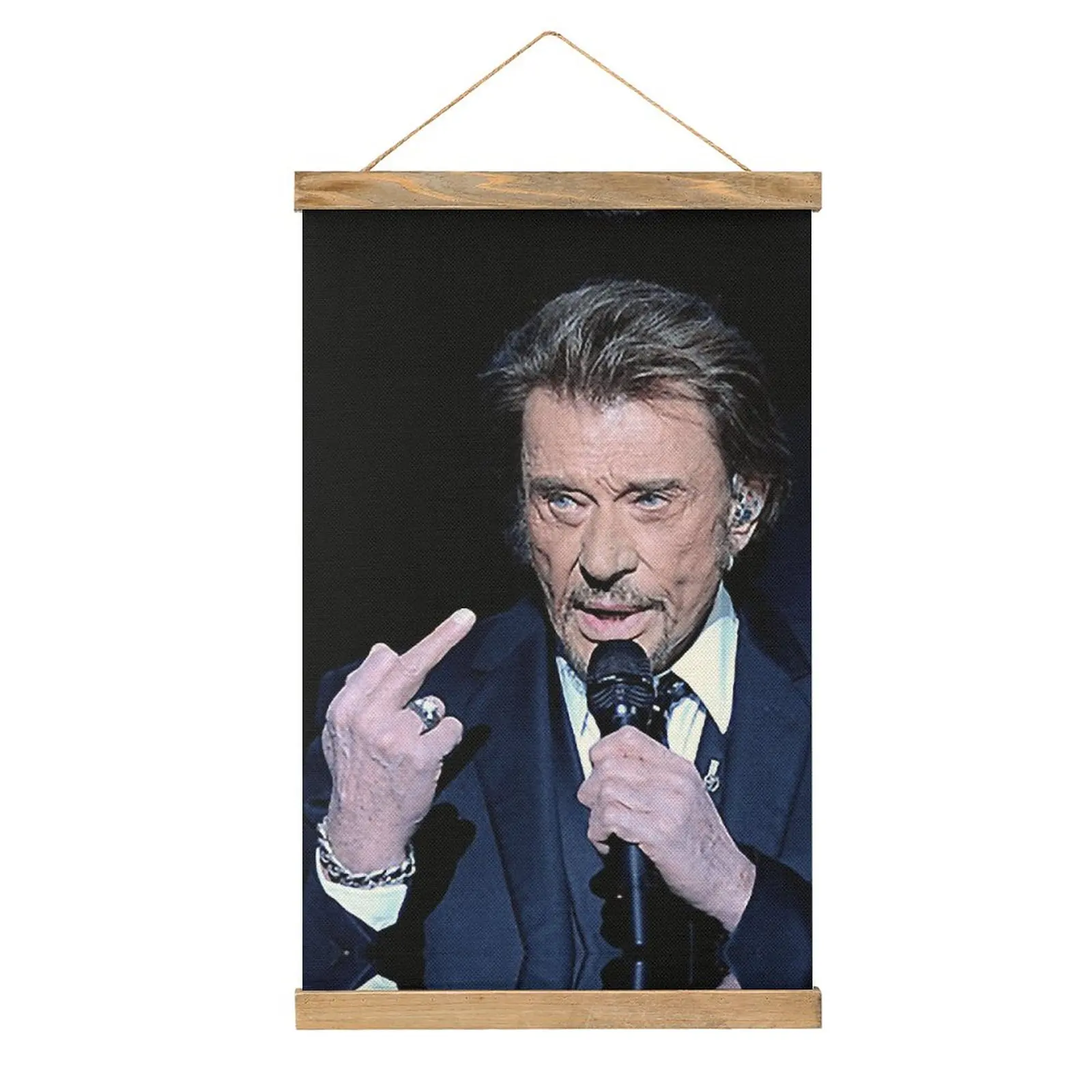 

Johnny And Hallyday Mort B Canvas Hanging Picture Creative Picture Restaurant Craft Decoration Nerdy Style Hang Pictures