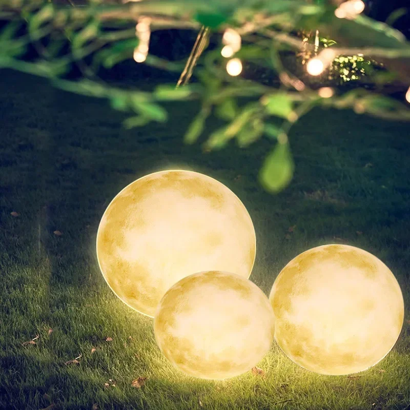 Лунный свет уличный наземный светильник водонепроницаемый для газона лунный