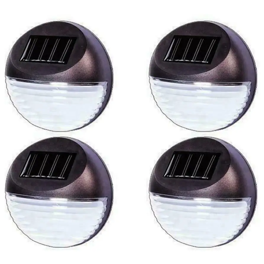 

Уличный садовый декоративный светильник на солнечной батарее, водонепроницаемый настенный светильник, палубный светильник для забора, осв...