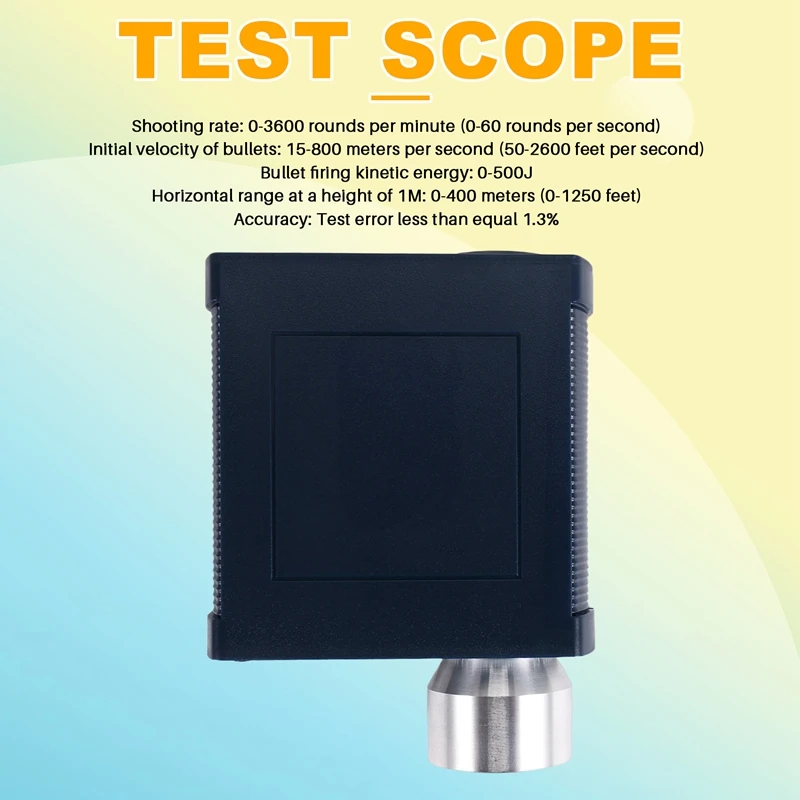 Тестер скорости E9800-X высокомощный измеритель с ЖК-экраном и хронографом для