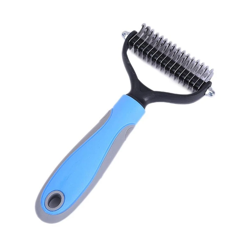 Расческа-подстилка для домашних животных с 2-сторонними граблями