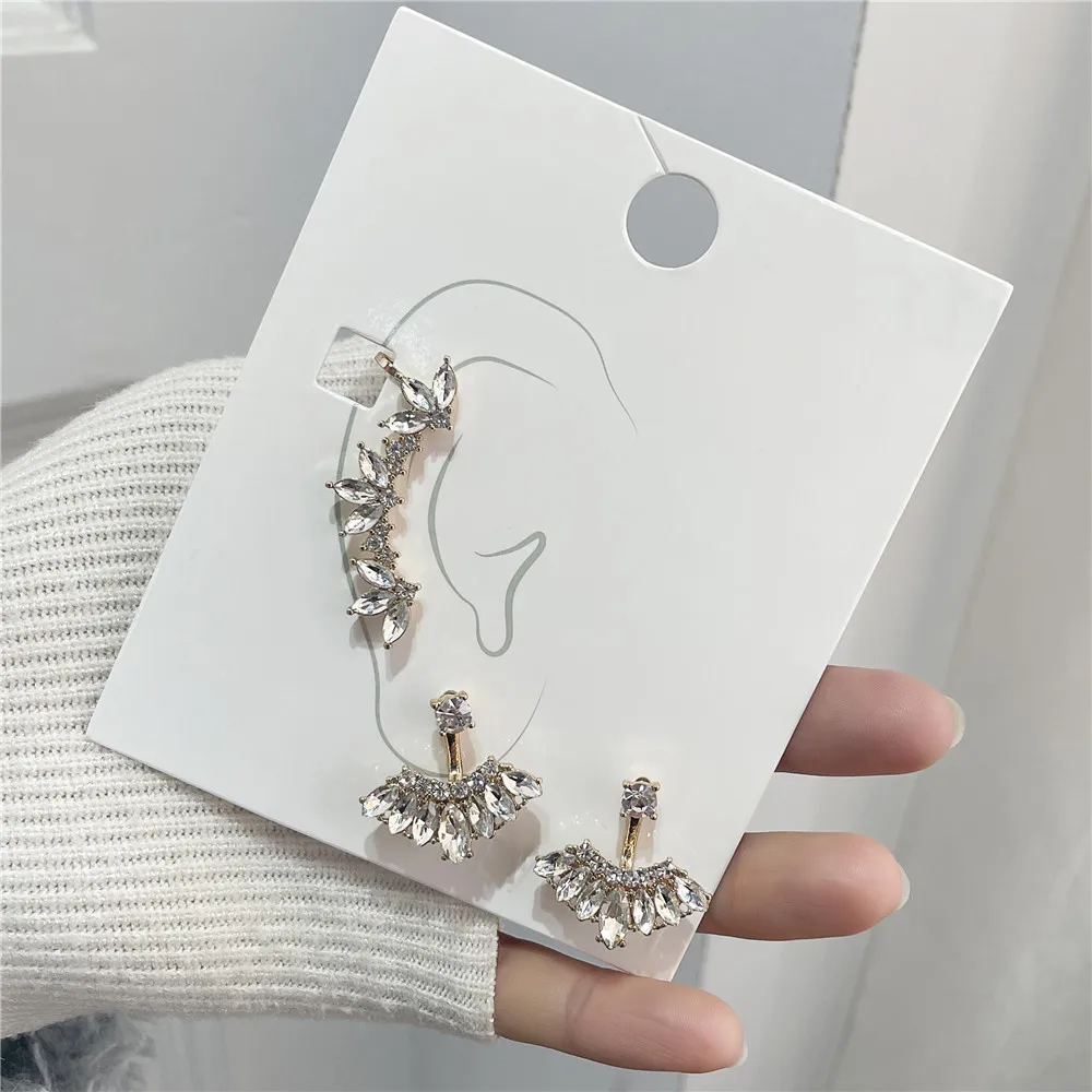 

Mixed Ear Post Cuff Clip On Earrings Sets Gold Fake Cartilage Earring for Women Clip Earrings No Pierced Gold Earring