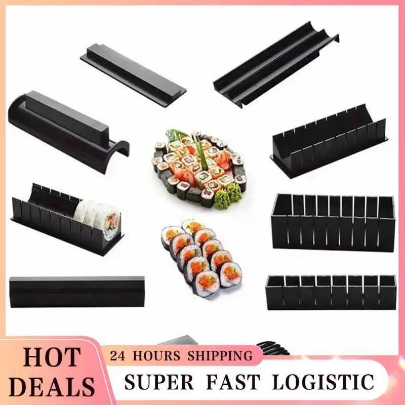 

Sushi Tool Easy Sushi Machine Seaweed Roll Rice Ball Mold Creative Overlay Set Japanese And Korean Style Sushi Tool