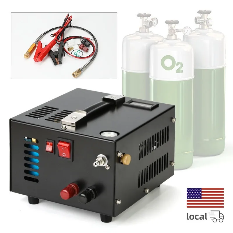 

12V 110V 220V Refilling Air Compressor 300bar 4500Psi 30Mpa For Hunting Diving Air PCP Pump Car Pump Compressor Motorcycle Tyre