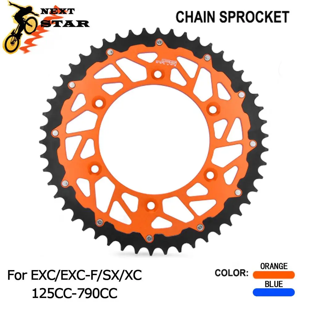 

Motorcycle Rear Chain Sprocket For KTM 125- 690 125 200 250 350 400 450 525 530 560 600 620 690 Off Road Bike 93-16 1993-2016