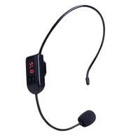 radio fm wireless headset loudspeaker microphone voice amplifier booster megaphone speaker mic for teaching tour guide