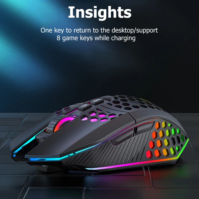 Wireless Gaming Mouse 3 Gears X801 8 Buttons 1600 DPI Adjustable Computer Mice for Household Computer Accessory 5