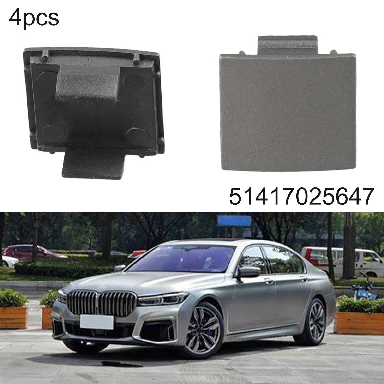 4 шт. крышка дверной панели 51417025647 для BMW 7 серии E65 E66 745i 745Li 750i 750Li 760i 760Li Alpi