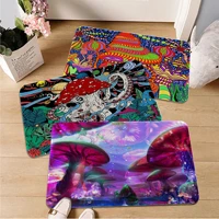 psychedelic shrooms mushroom room mats cheaper anti slip modern living room balcony printed household carpets