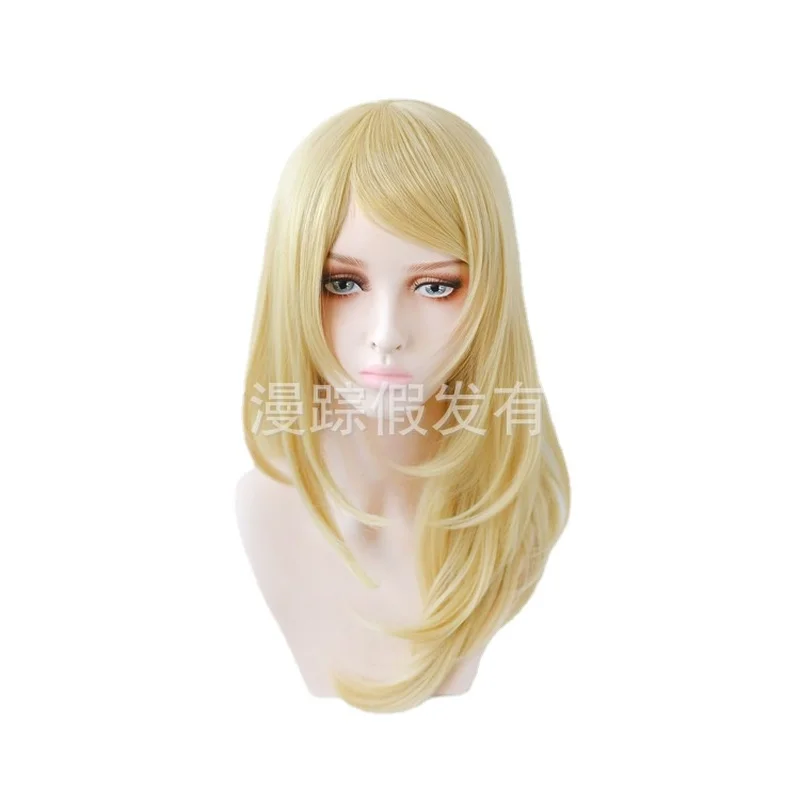 

Emma Sano 65cm Long Cosplay Wig Anime Tokyo Revengers Emma Golden Blond Hair Halloween Party Carnival Role Play + Free Wig Cap