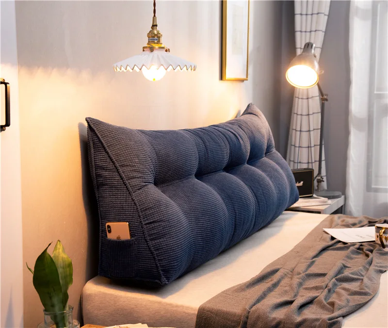 

Хлопковая Прямоугольная подушка, подушка, удобная большая роскошная женская подушка, украшение для дома 50