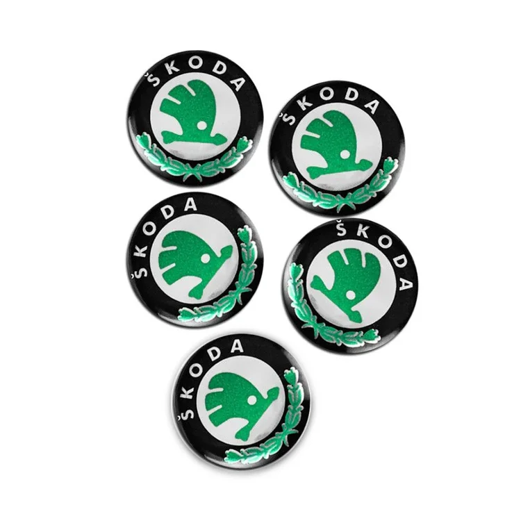 

5 шт., 14 мм, наклейки на удаленный ключ от автомобиля, эмблема, логотип, аксессуары для Skoda Fabia Kamiq Rapid Kodiaq Octavia a5a 7 2 Yeti Superb