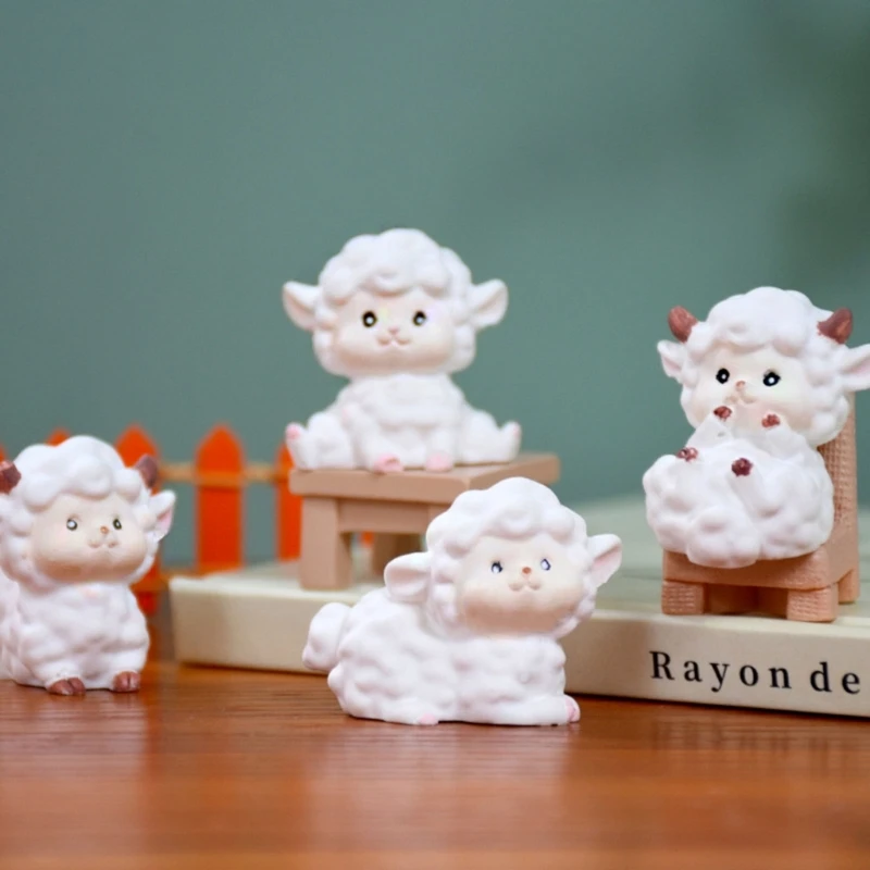 Мини-милые формы для овечьей эпоксидной смолы антипригарная силиконовая форма