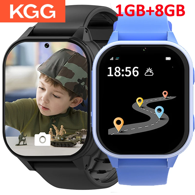 

Kids Smart Watch 4G 1GB+8GB GPS WIFI Video Call SOS IP67 Waterproof Child Smartwatch Camera Monitor Tracker Location Phone Watch