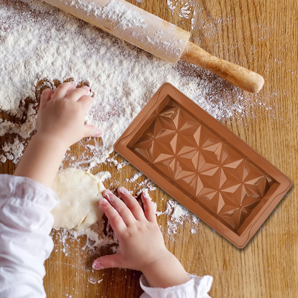 3/2/1 шт. глубокие формы для шоколадных батончиков силиконовая прямоугольная форма