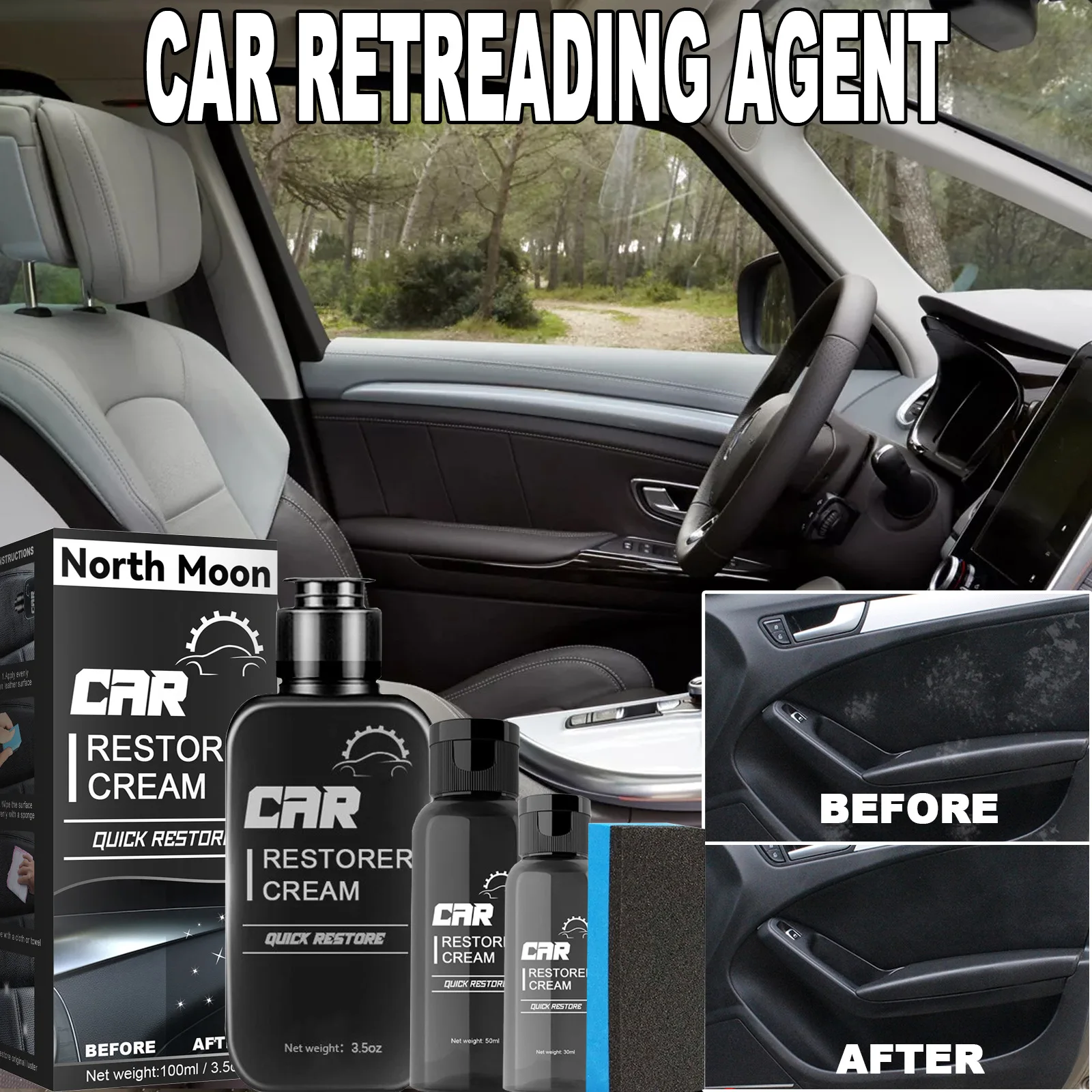 

Free Shipping 50ml 100ml Car Interior Refurbishment Agent Coating Dustproof Leather Maintenance Instrument Panel Panel Wax Car