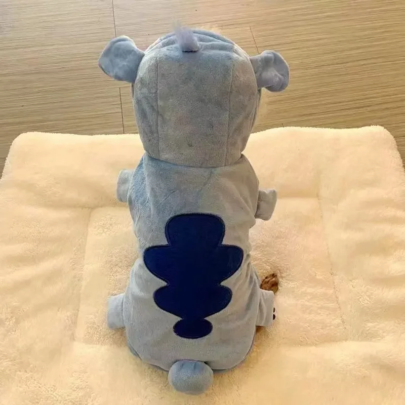 Disney Stitch милая осенне-зимняя модная одежда с пушистыми героями мультфильмов для