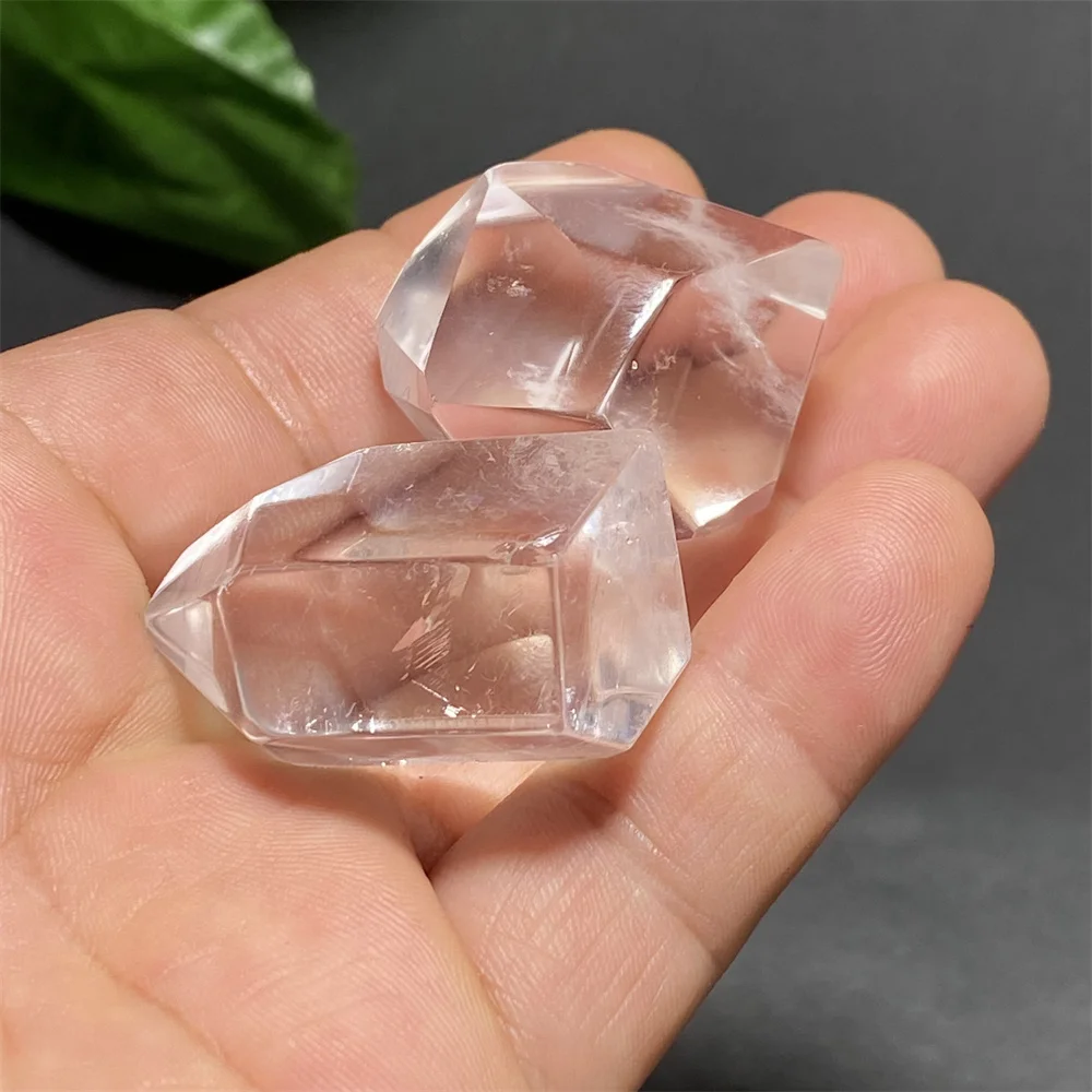 1 шт. натуральный прозрачный белый кристалл полиэдрон кварцевый исцеляющий