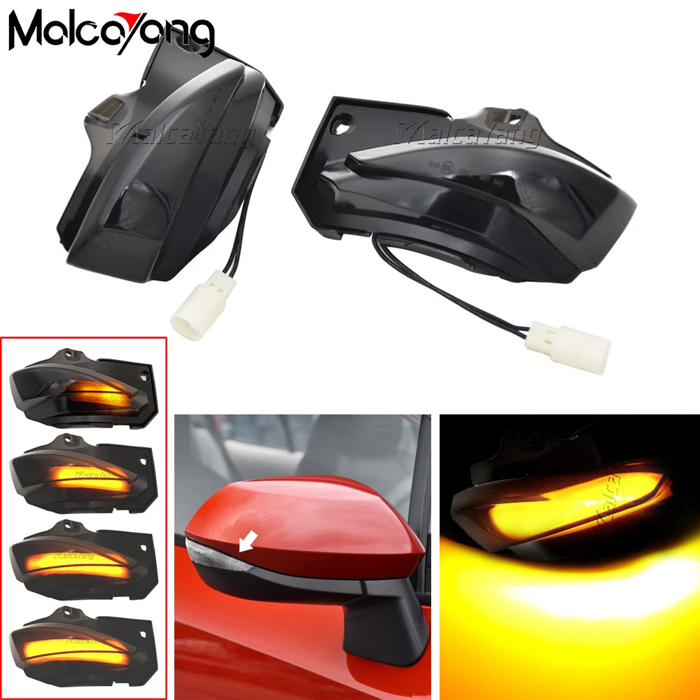 

Dynamic LED Turn Signal Sequential Side Mirror Indicator Light For Toyota Corolla Hatchback 2019-2021 Sienta XP170 Yaris XP210