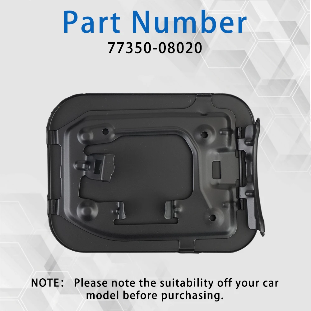 Крышка Топливного наполнителя 77350-08020 крышка топливной двери 926-395 черная подходит