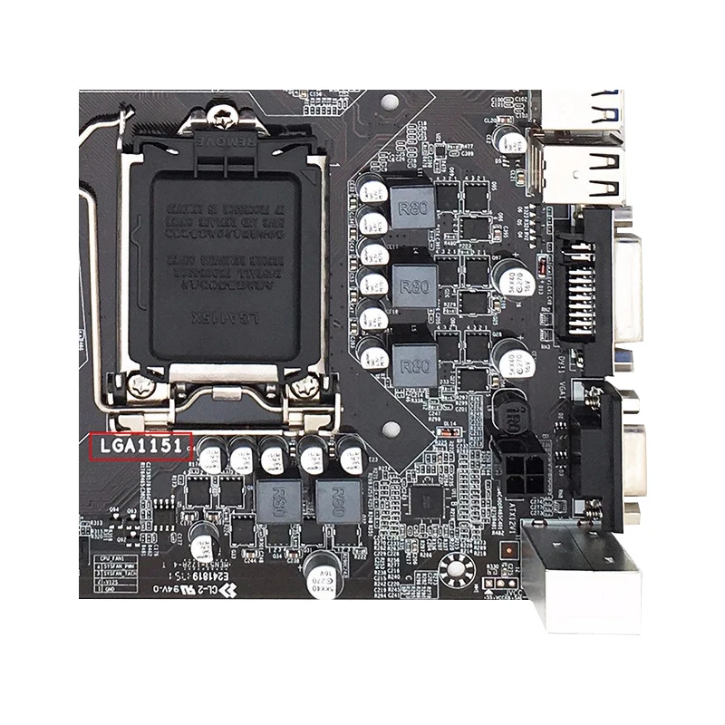 Pre-installed B250 12 GPU Motherboard with CPU PCI-E 16 interface Professional main board for graphics card running machine enlarge