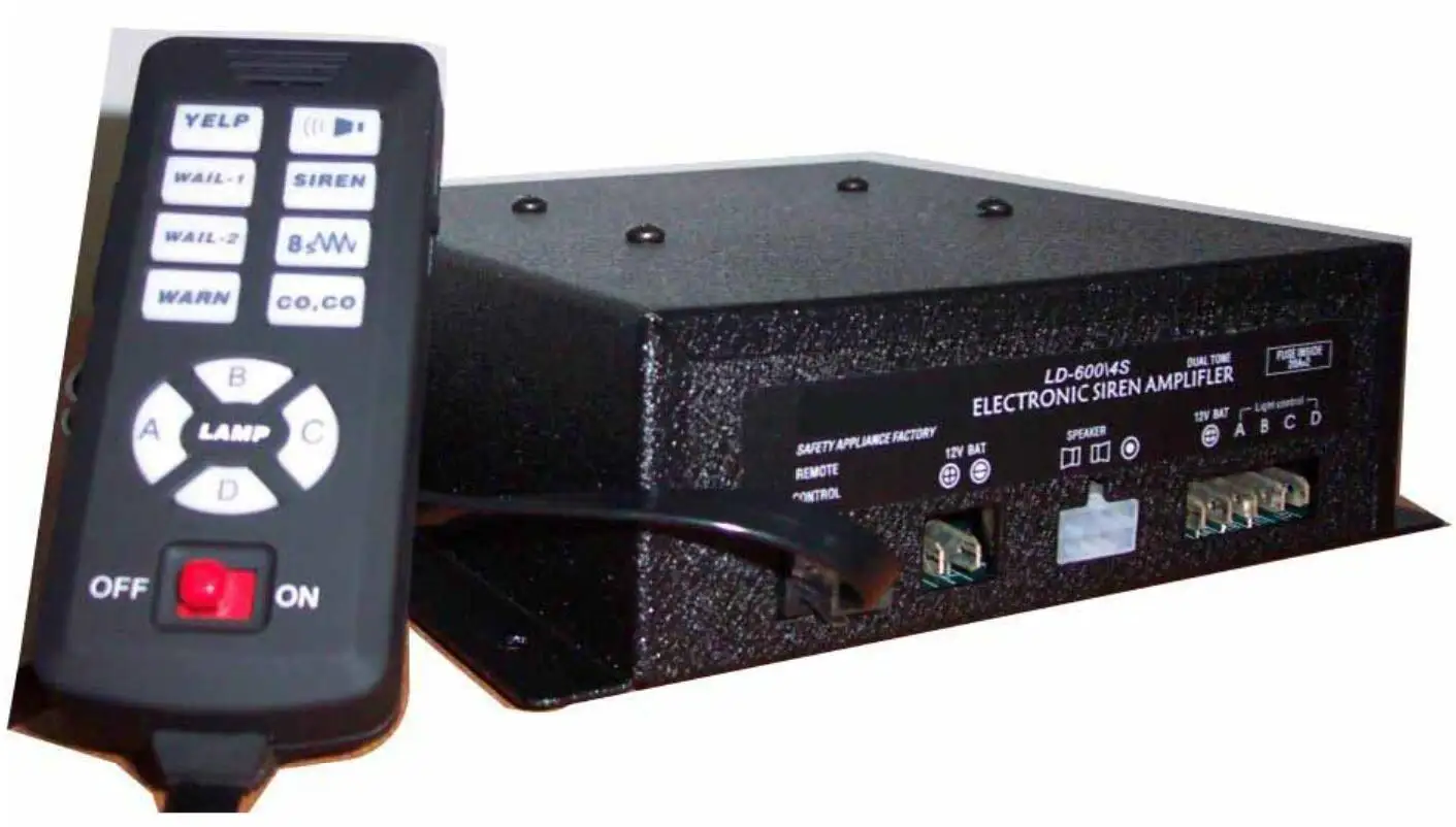 

8 Siren Tones 200W 300W 400W Police Electronic Auto Siren Alarm
