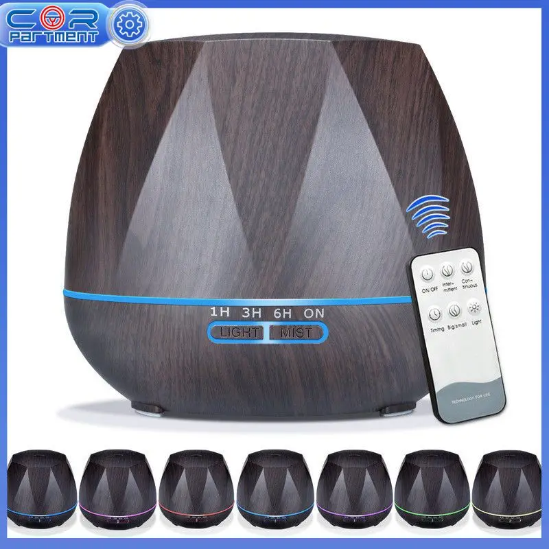 

Electric Humidifier Essential Oil Diffuser Ultrasonic Wood Grain Air Humidifier USB Mini Mist Maker LED Light Fast Deliver