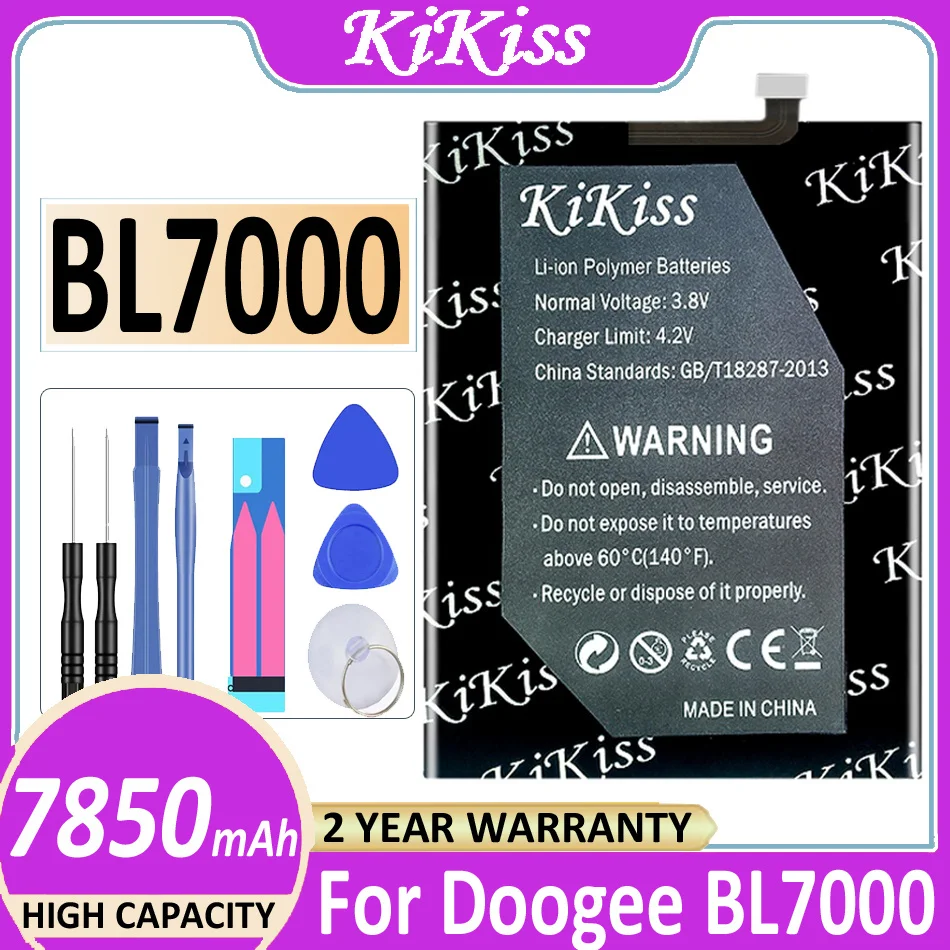 

Original KiKiss Battery BL 7000 7850mAh For Doogee BL7000 Bateria