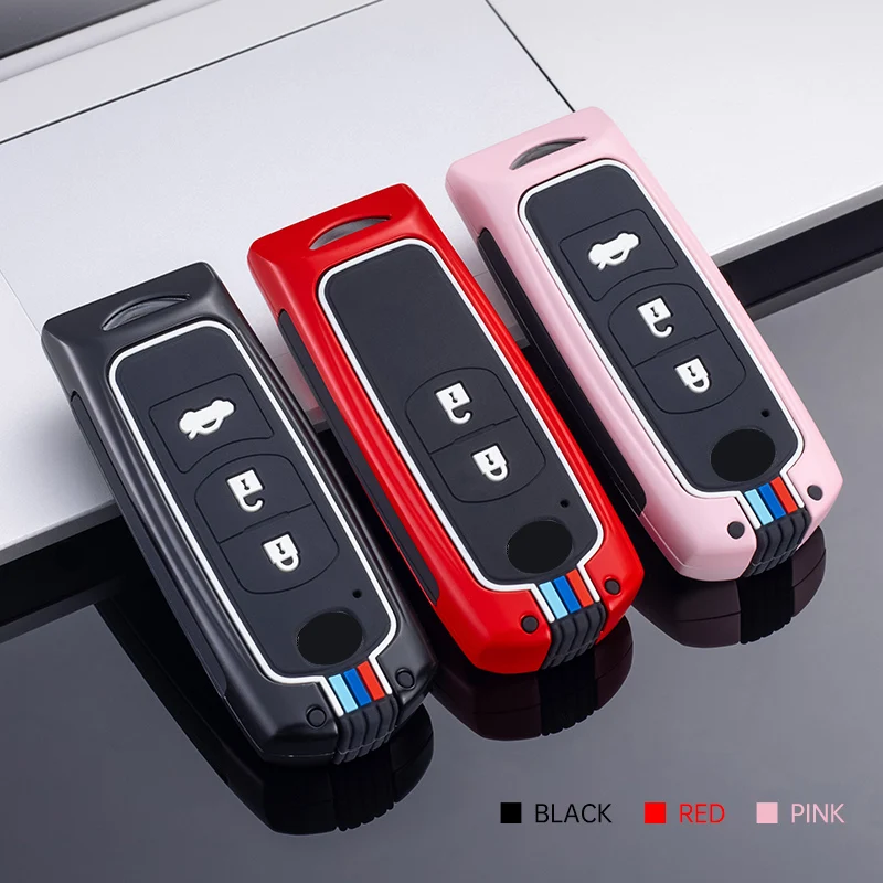 

Zinc Alloy Car Remote Key Case Cover Shell Fob For Mazda 2 3 6 Axela Atenza CX-5 CX5 CX-7 CX-9 2014 2015 2016 Key Bags Keychain