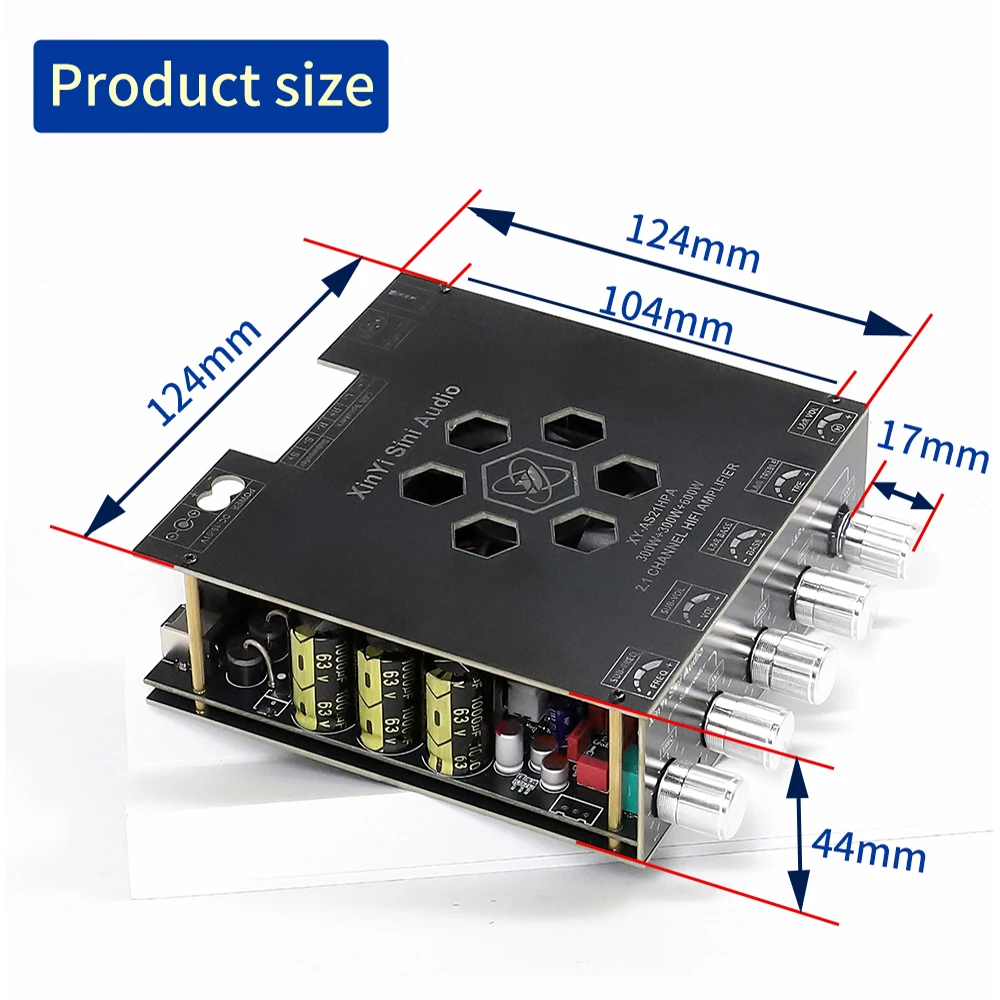 Плата усилителя мощности Bluetooth 2 1 канала класса D USB