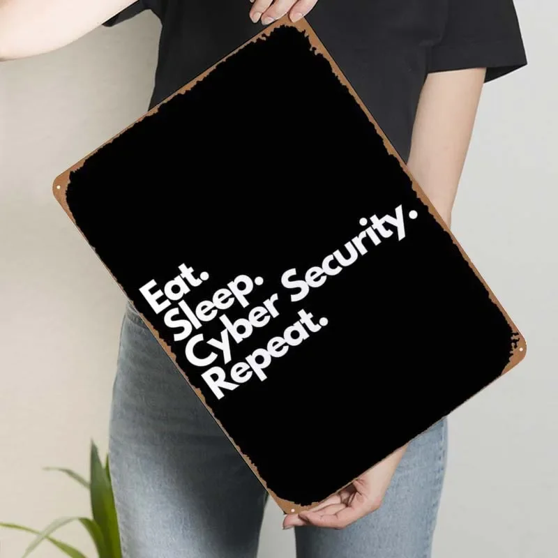 Забавный постер в стиле Интернет-безопасности украшение для игровой комнаты