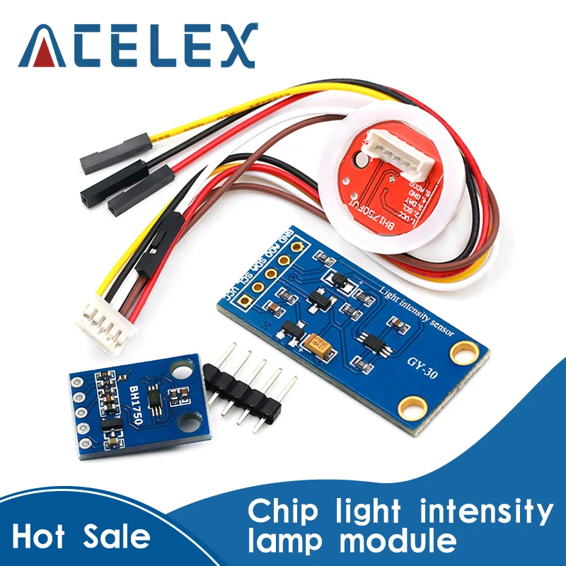 

GY-30 GY-302 BH1750 BH1750FVI Chip Light Intensity Light Module for arduino 3V-5V