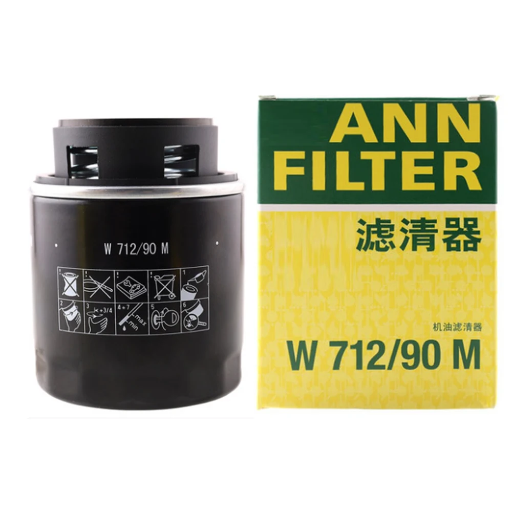 

Oil Filter W712/90M W71290M W71295 W71930 Element Used For MANN hot sale