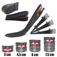 3 7cm height increase insole for women men shoes lifts cushion height adjustable shock absorption foot pad heightening insoles